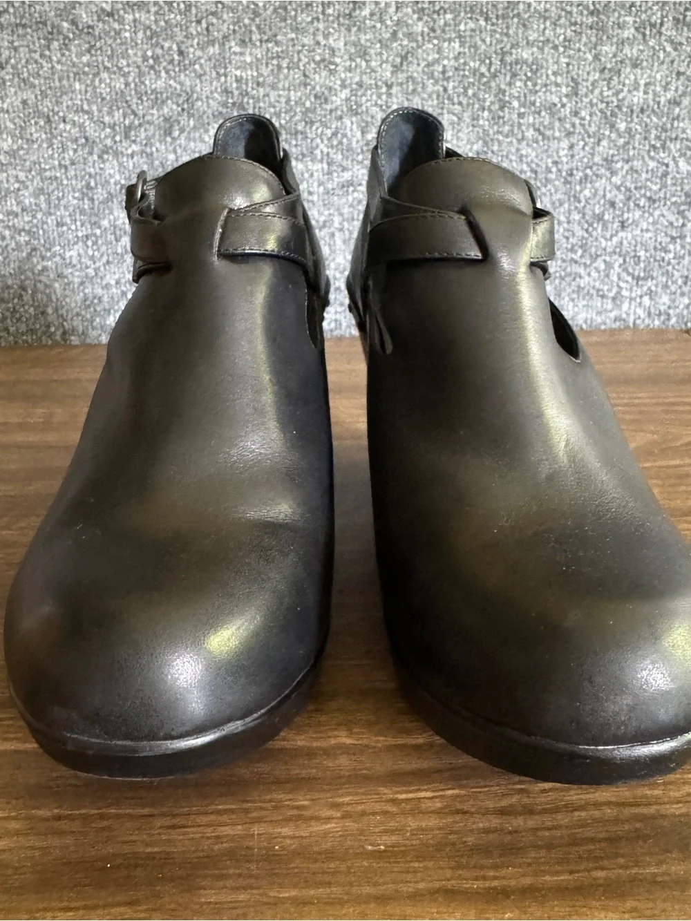Dansko Franka Mary Jane Wedge Shoes Black Leather Crisscross Straps EU 39